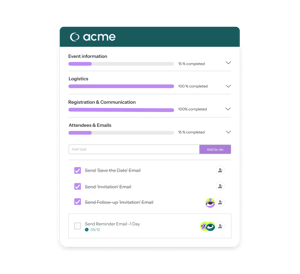Project management - eventdrive - EN