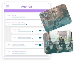 Evénement Multi sessions - eventdrive
