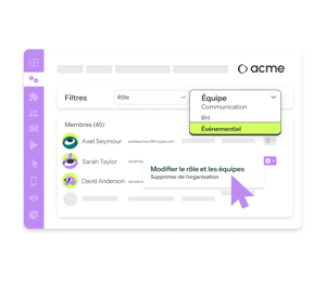 rôles et permissions - eventdrive